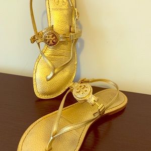 Tory Burch Gold Sandals